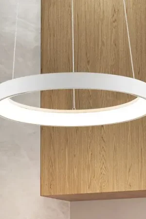 Vendita Finale Arcchio Lampada LED a sospensione Vivy, Ø 38 cm, bianco, metallo
