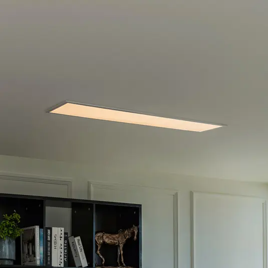 Promozione Lindby Kenma pannello LED, CCT, 29,6 cm x 119,6 cm