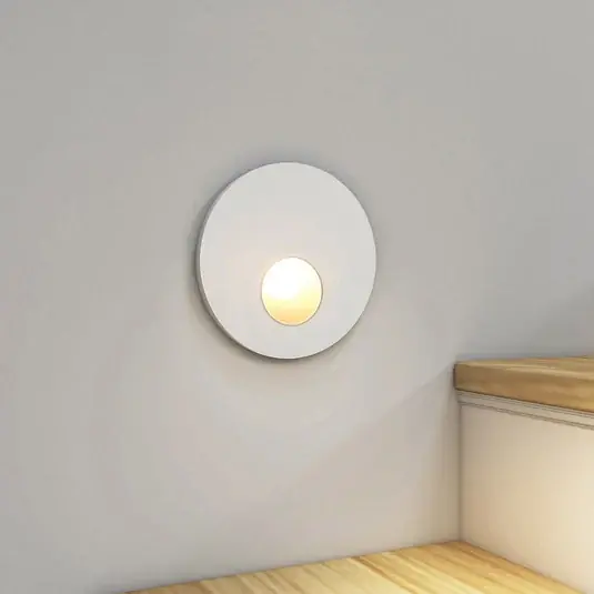 Prezzo Di Fabbrica Arcchio Luci LED da incasso Vexi, Ø 7,5 cm, bianco, alluminio, CCT