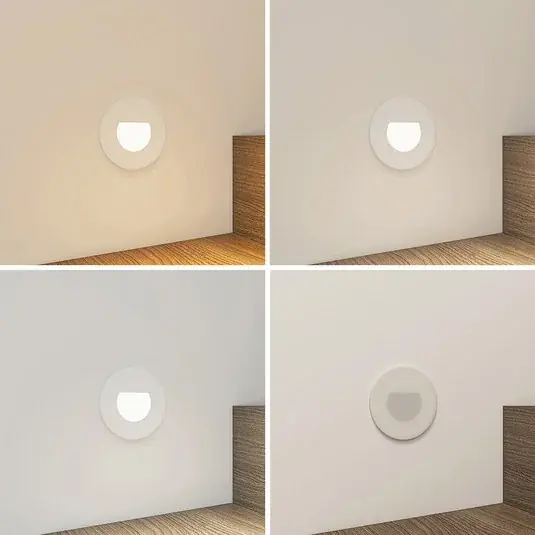 Non Perdere Arcchio Luci LED da incasso Vexi, Ø 7,8 cm, bianco, alluminio, CCT