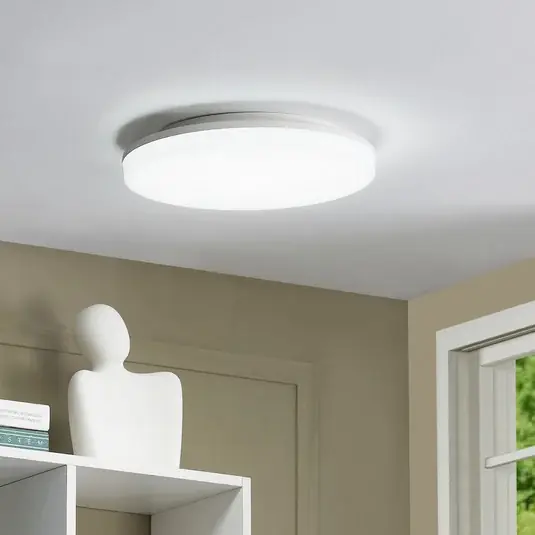 Prios Plafoniera LED Artin, Ø 28 cm, bianco, CCT, IP65 Prezzo Conveniente