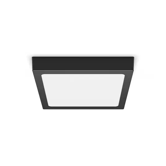 Philips Slim Surface, nero, 21 x 21 cm, angolare, 2.700 K Ultima Occasione