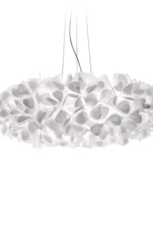 Economico Slamp lampada a sospensione Clizia Mama Non Mama, Ø78cm, bianco/trasparente