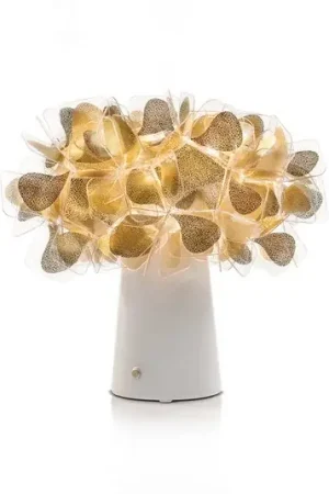 Compra Adesso Slamp lampada LED da tavolo ricaricabile Clizia Mama Non Mama oro/bianco