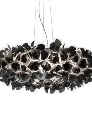 Lampada a sospensione Slamp Clizia Mama Non Mama, Ø78 cm, nero/trasparente Prezzo Scontato
