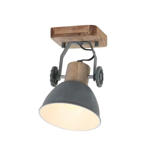 Spot da soffitto Gearwood, 1 luce, grigio Più Venduto