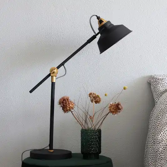 Offerta Lampo Lampada da tavolo Nové, regolabile, nera