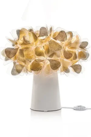 Promo Stagionale Slamp Clizia Mama Non Mama da tavolo E14 oro/bianco