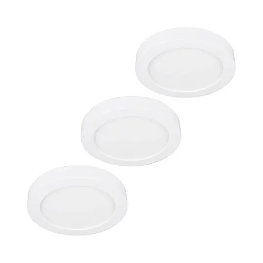 Sconto Prios Plafoniera LED Edwina, bianco, 12 cm set da 3
