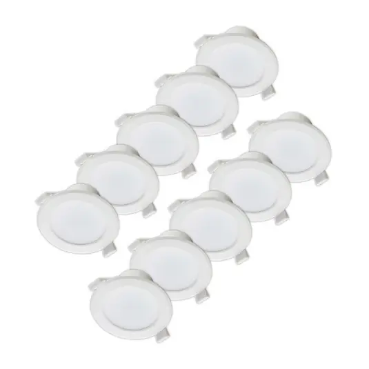 Promozione Esclusiva Prios Luci LED da incasso Rida, set da 10, bianco, 15 cm, CCT, IP44