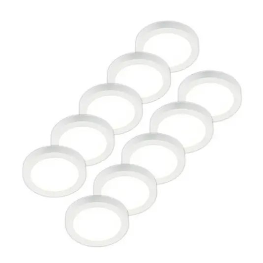 Prios plafoniera LED Edwina, bianco, 25 cm, set di 10 Reso Gratuito