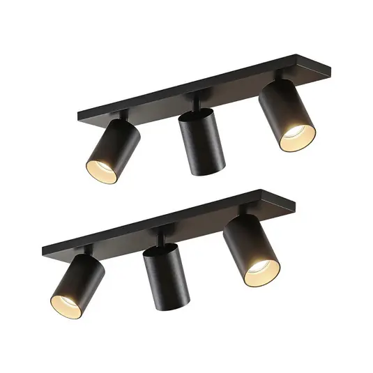 Arcchio faretto Brinja, set di 2, nero, angolare, a 3 luci Soddisfatti O Rimborsati
