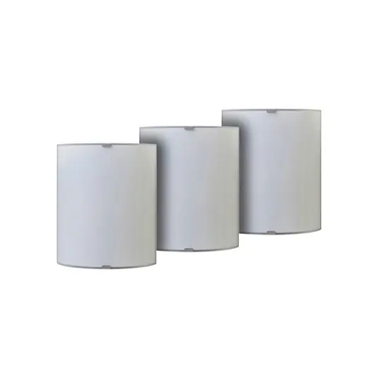 Applique Lindby Phil, bianco, vetro, altezza 21cm, set di 3 Scelto Dai Clienti