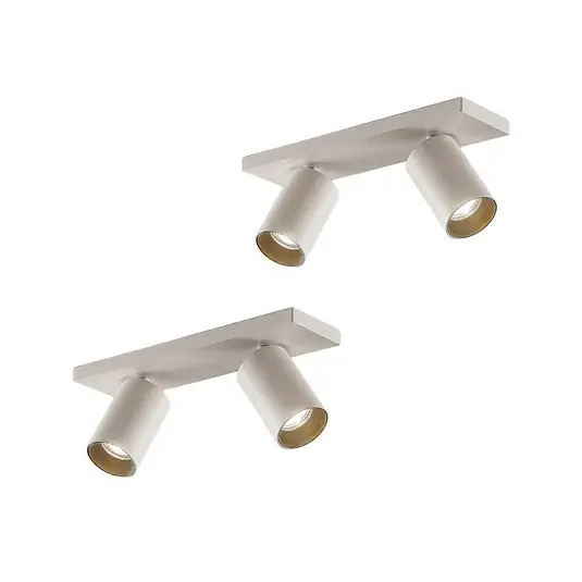 Promozione Esclusiva Arcchio faretto Brinja, set di 2, bianco, angolare, a 2 luci, GU10