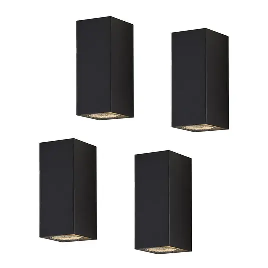Non Perdere Lucande Faretto da parete Lavina, 17 cm, antracite, a 2 luci, set da 4