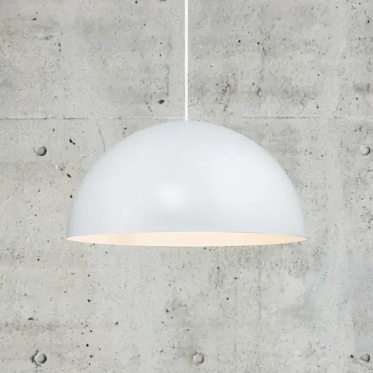 Lampada a sospensione Ellen 40 con metallo, bianco Offerta Speciale