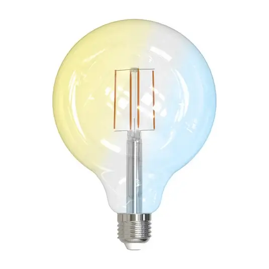 Prezzo Ridotto LUUMR Lampadina LED smart trasparente E27 G125 7W Tuya WLAN CCT