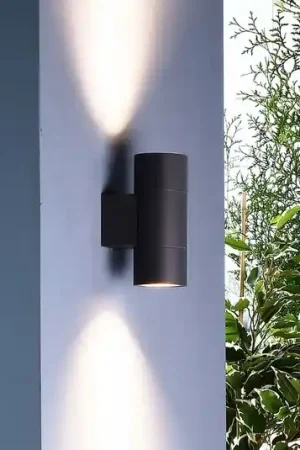 Applicazione da esterno Achernar a 2 luci up/down grigio nero Spedizione Espresso