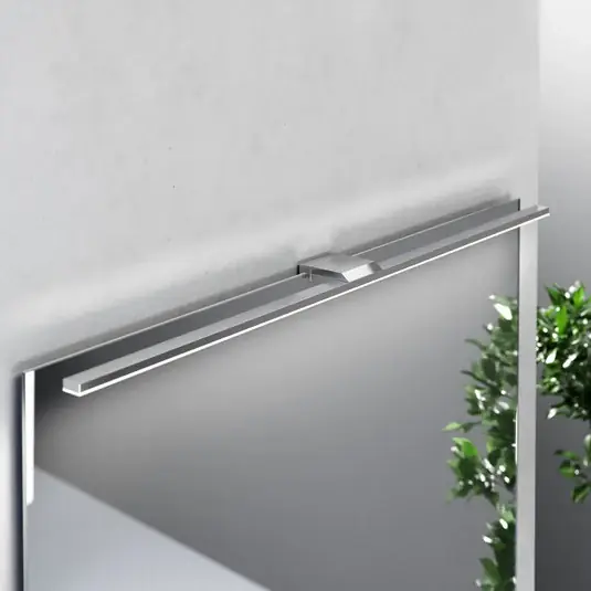 Luce per specchio a LED Triga IP44, cromo, 80cm, 4.000K A Buon Prezzo
