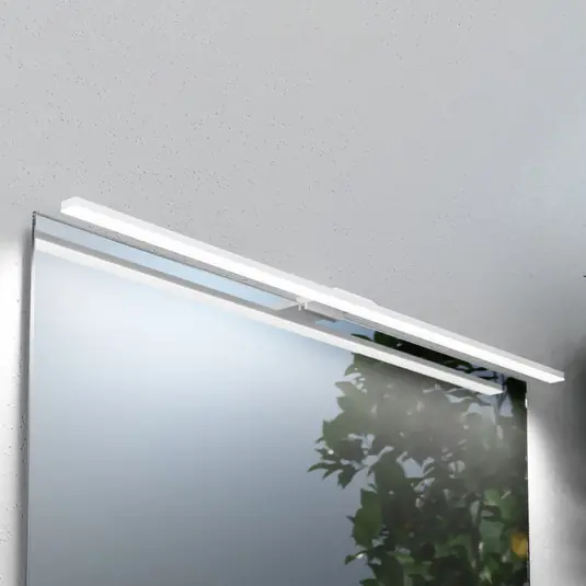 Luce per specchio a LED Triga, IP44, bianco, 80cm, 3.000K Must-Have