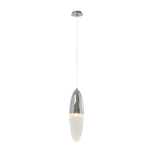Promo Stagionale KARE Frozen a sospensione 1 luce cromo Ø 17cm