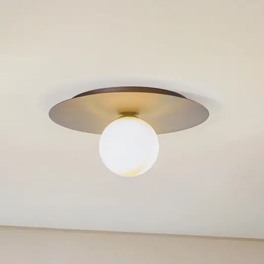 Occasione Imperdibile Plafoniera solare, nero/opale, 1 luce