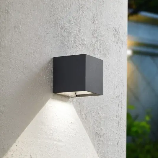 Miglior Prezzo Prios LED lampada solare da parete Lius, altezza 15 cm, sensore di movimento
