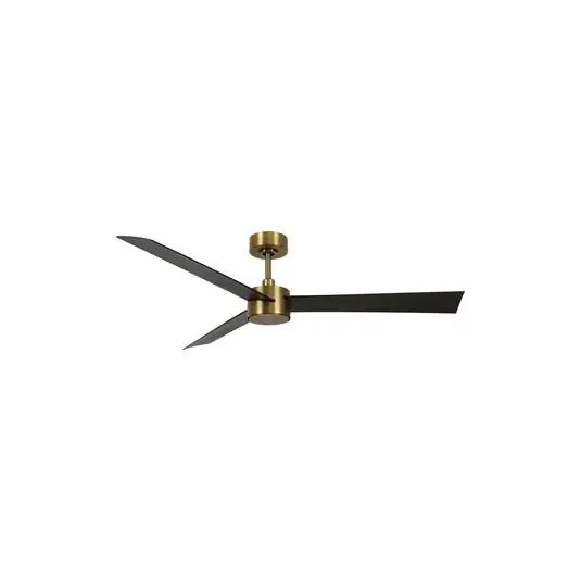 Ventilatore Beacon con luce Climate IV in ottone/noce, silenzioso Scelto Dai Clienti