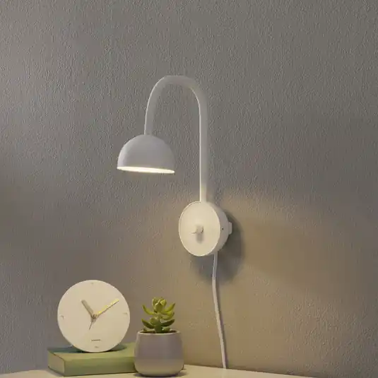 Solo Oggi Northern Blush applique LED, bianco