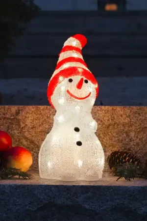 Pagamento Sicuro Figura LED pupazzo di neve da esterni, IP44