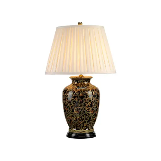 Prezzo Basso Lampada da tavolo Morris con base in porcellana
