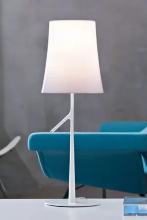 Foscarini Birdie piccola lampada da tavolo LED bianco Dime Economico