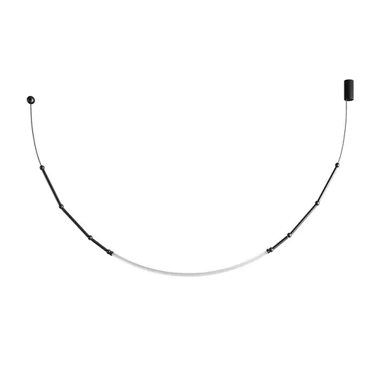 Scelto Dai Clienti Karman Leda Lampada LED a sospensione IP65 a 1 luce nera