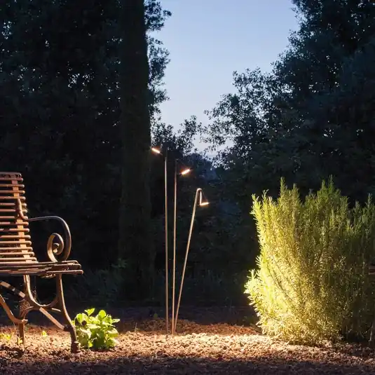 Lampada da terra da esterno a LED Brisa, a 1 luce, marrone Offerta Limitata