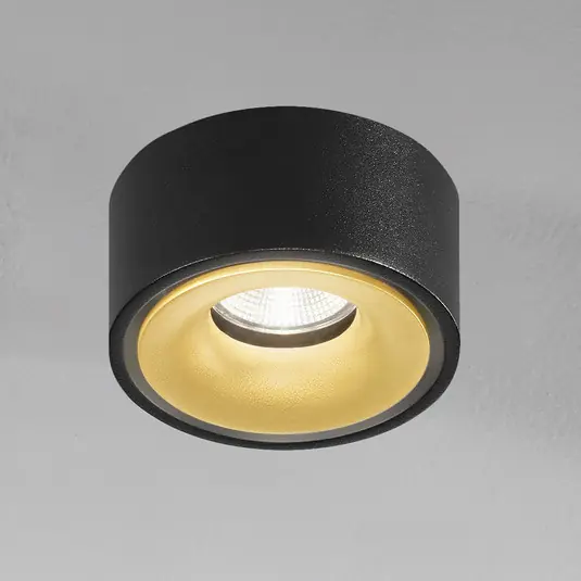 Sconto Egger DLS Faretto LED Clippo EP, nero-oro, 2.700K
