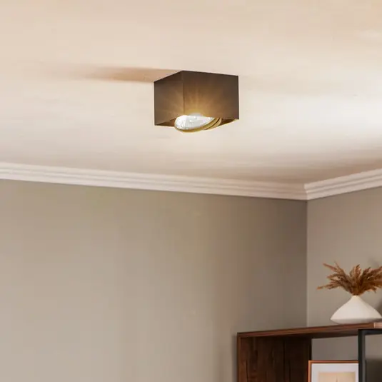 Faretto da soffitto Ronda, 1 luce, nero Offerta