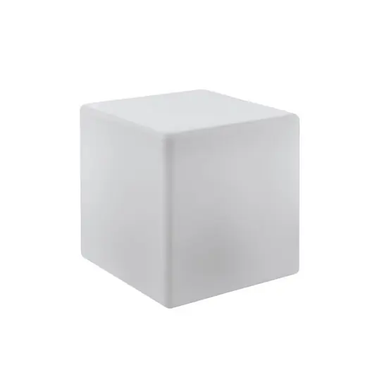 Lampada da esterno Bottona cubo E27 bianco, 30 x 30cm Prezzo Ridotto