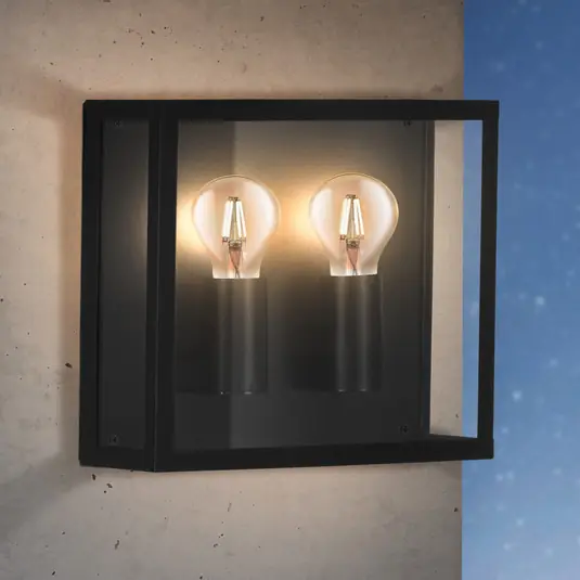 Applique esterni Alamonte 1, 2 luci up/up quadrato Miglior Prezzo