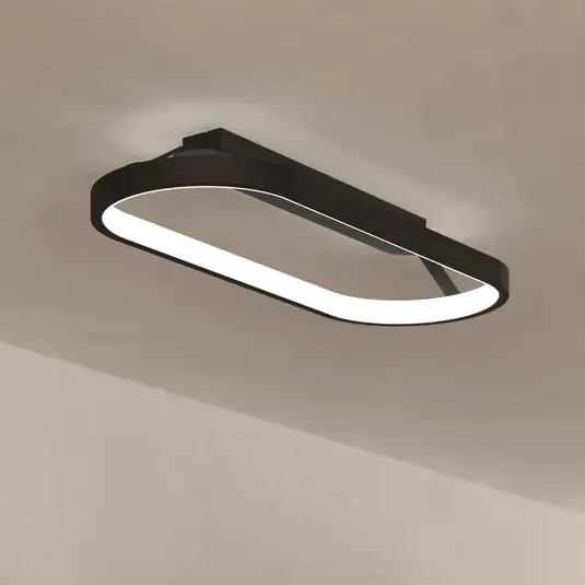 Plafoniera LED Codriales in nero Scelto Dai Clienti