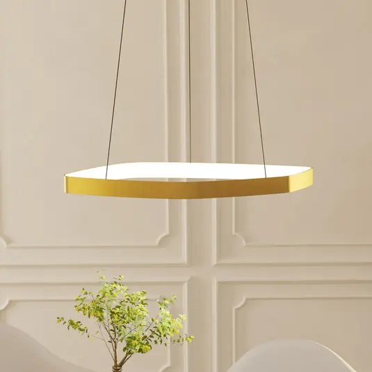 Lampada LED a sospensione Vallerosa in ottone Prezzo Ridotto