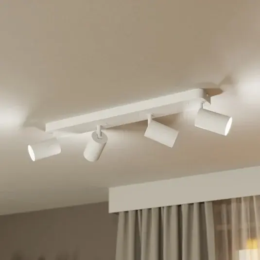 EGLO connect Telimbela-Z spot 4 luci, bianco Prezzo Ridotto