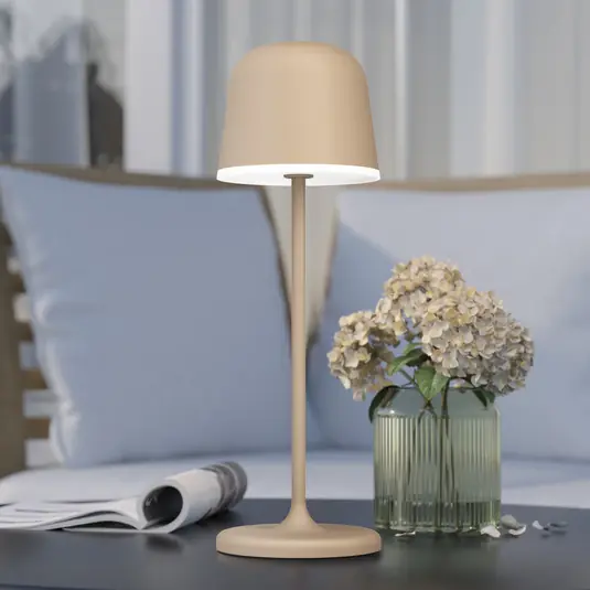 Prezzo Di Fabbrica Lampada LED da tavolo Mannera con accu, sabbia