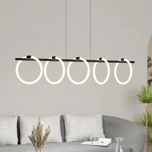 Lampada LED a sospensione Caranacoa, 5 luci Offerta Speciale