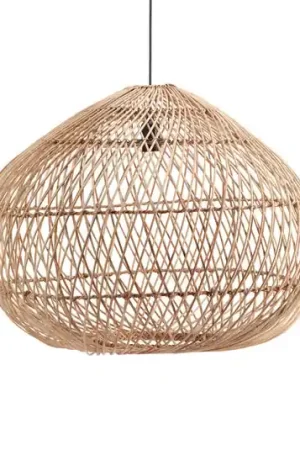 Offerta Del Giorno PR Home Lampada a sospensione da esterno Karen Outdoor, naturale, Ø 70 cm