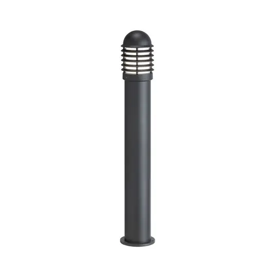 Lampione 1041 in fusione di alluminio con lamelle, altezza 100 cm Soddisfatti O Rimborsati