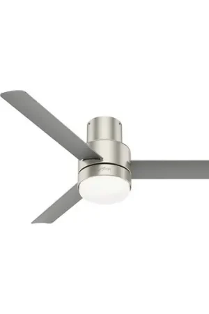 Ultima Occasione Hunter Gilmour Ventilatore da soffitto con luce, argento