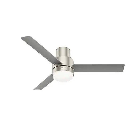 Ultima Occasione Hunter Gilmour Ventilatore da soffitto con luce, argento