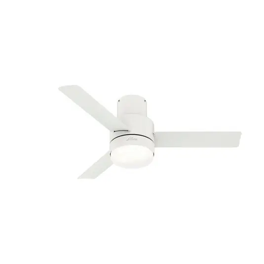 Affare Ventilatore da soffitto Hunter Gilmour con luce, bianco