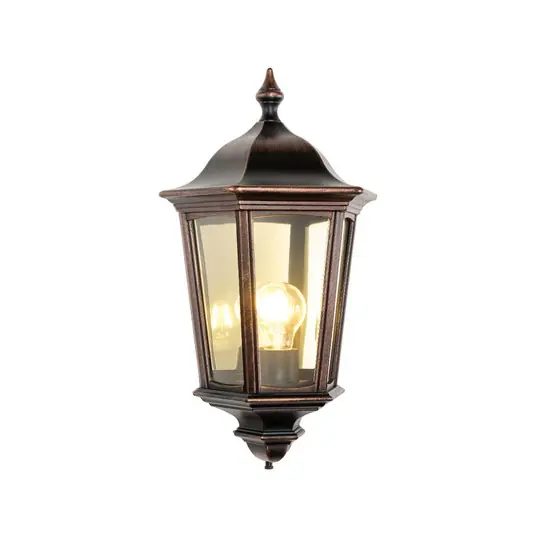 Non Perdere Applique da esterni 1165 alluminio nero-rame