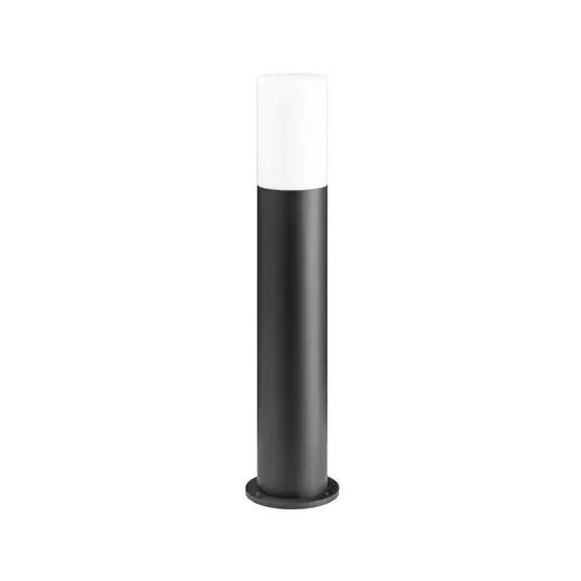 Lampione 1320 con vetro opalino grafite Altezza 70 cm Offerta Speciale